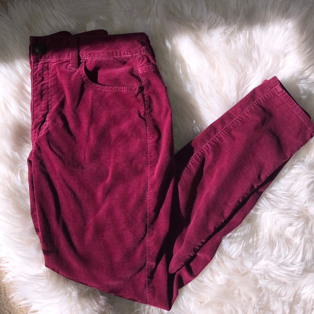 American eagle corduroy jeggings